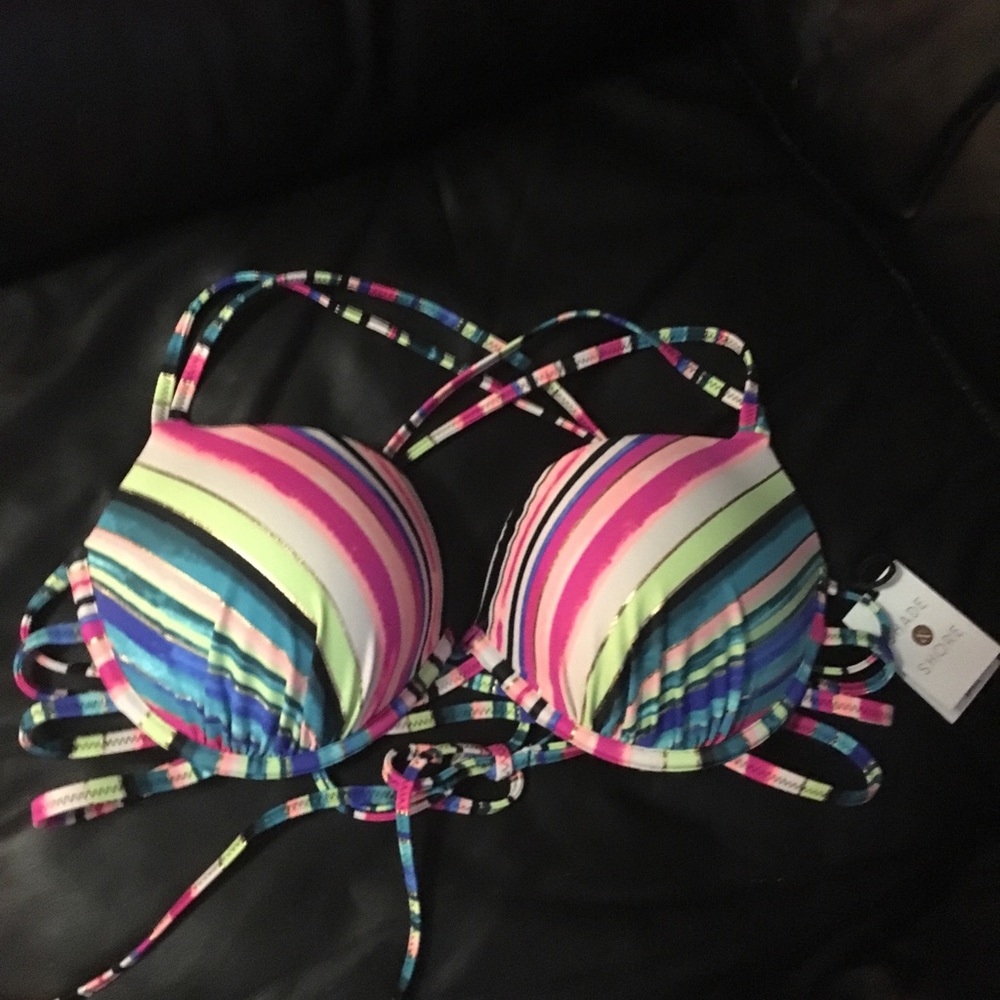 Shade & Shore Bikini swimsuit top NWT - Picture 3 of 5